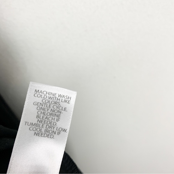 J. Jill Wearever Collection Black Flutter Sleeve Stretch Jersey Knit Maxi Dress - Picture 7 of 7